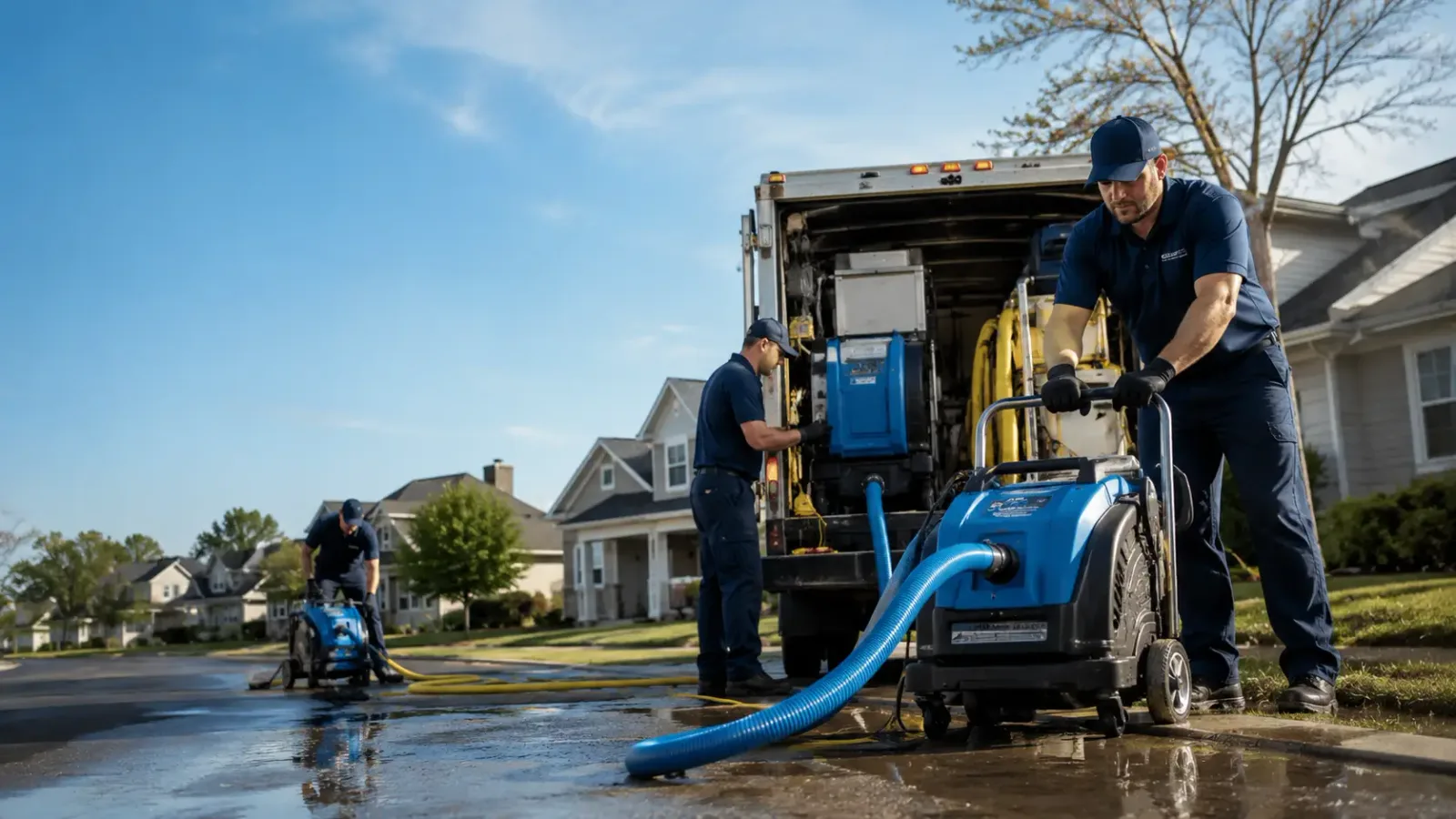 Flood Damage Cleanup in Line Lexington, PA